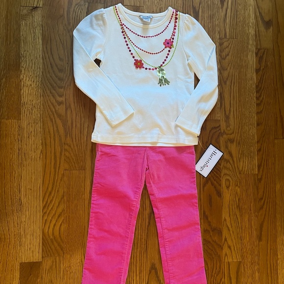 Hartstrings | Shirts &amp; Tops | Osh Kosh Pink Velvet Pants And ...
